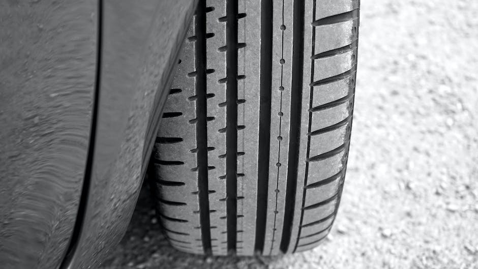 Close-up image of a Tesla tire, showing its unique design and rubber compound.